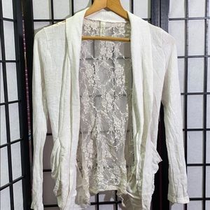 Rennes Open Front Lacey Back Size M